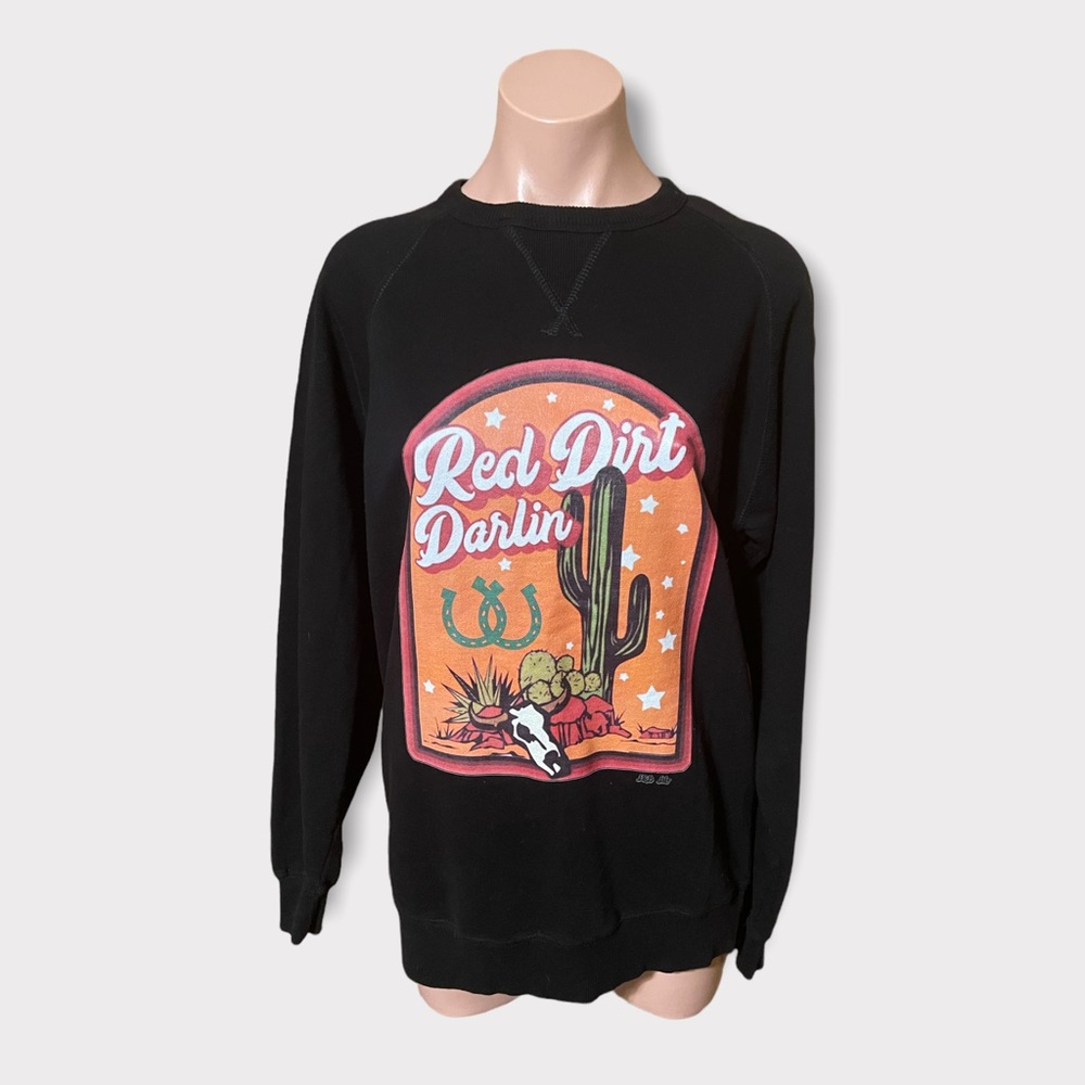 Red Dirt Darlin Desert Background Women’s Sweatshirt